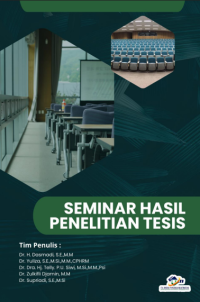 Image of SEMINAR HASIL
PENELITIAN TESIS